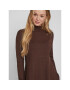 Vila Плетена рокля Comfy 14087511 Кафяв Regular Fit - Pepit.bg