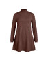Vila Плетена рокля Comfy 14087511 Кафяв Regular Fit - Pepit.bg