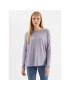 Vila Пуловер Bella 14079773 Виолетов Relaxed Fit - Pepit.bg