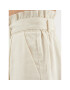 Vila Шорти от плат Ruby 14086379 Екрю Relaxed Fit - Pepit.bg