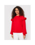 Vila Суитшърт Sif 14067685 Червен Relaxed Fit - Pepit.bg