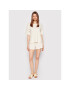 Vila Тишърт Blomst 14075207 Бежов Relaxed Fit - Pepit.bg