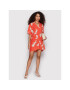 Volcom Рокля тип риза Retro Resort B0412204 Червен Oversize - Pepit.bg