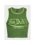 Von Dutch топ Ashley 6 231 047 Зелен Slim Fit - Pepit.bg