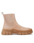 Weekend Max Mara Боти тип челси Genepi 2357960334600 Бежов - Pepit.bg