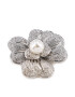 Weekend Max Mara Брошка Elery 57561522600 Сребрист - Pepit.bg