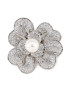 Weekend Max Mara Брошка Elery 57561522600 Сребрист - Pepit.bg