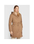 Weekend Max Mara Пухено яке Eguale 54961023 Бежов Regular Fit - Pepit.bg