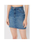 Wrangler Дънкова пола W22VSF428 Син Mom Fit - Pepit.bg