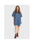 Wrangler Дънкова рокля Denim W9P1LLX8E Син Oversize - Pepit.bg