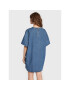 Wrangler Дънкова рокля Denim W9P1LLX8E Син Oversize - Pepit.bg