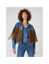 Wrangler Дънково яке Cowboy Fringe W4FA96M27 112327084 Син Regular Fit - Pepit.bg