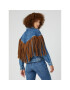 Wrangler Дънково яке Cowboy Fringe W4FA96M27 112327084 Син Regular Fit - Pepit.bg