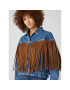 Wrangler Дънково яке Cowboy Fringe W4FA96M27 112327084 Син Regular Fit - Pepit.bg