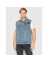 Wrangler Елек FENDER Cowboy Rockstar Vest W4407966Q Син Regular Fit - Pepit.bg