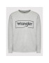 Wrangler Суитшърт Frame Logo Crew W662HAX37 Сив Regular Fit - Pepit.bg