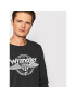 Wrangler Тениска с дълъг ръкав Ls Americana Tee W7J5D3XV6 Черен Regular Fit - Pepit.bg