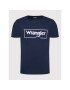 Wrangler Тишърт Frame Logo W7H3D3114 Тъмносин Regular Fit - Pepit.bg