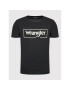 Wrangler Тишърт Frame Logo W7H3D3XV6 Черен Regular Fit - Pepit.bg