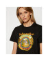 Wrangler Тишърт High Rib W7N9GHXVD Черен Regular Fit - Pepit.bg