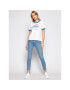 Wrangler Тишърт Ringer W7S0DR989 Бял Relaxed Fit - Pepit.bg