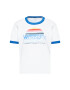 Wrangler Тишърт Ringer W7S0DR989 Бял Relaxed Fit - Pepit.bg