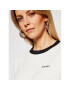 Wrangler Тишърт Ringer W7S0DRXV6 Бял Relaxed Fit - Pepit.bg