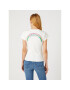 Wrangler Тишърт Shrunken Band W7FDEEW02 112332013 Бял Slim Fit - Pepit.bg