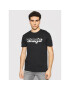 Wrangler Тишърт Ss Logo Tee W7J4D3100 Черен Regular Fit - Pepit.bg