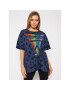 Wrangler Тишърт Tee W7R3GFB28 Тъмносин Oversize - Pepit.bg