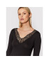 YAS Блуза Elle 26024685 Черен Slim Fit - Pepit.bg