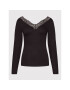 YAS Блуза Elle 26024685 Черен Slim Fit - Pepit.bg