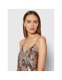 YAS Коктейлна рокля Sequenza 26024465 Кафяв Regular Fit - Pepit.bg