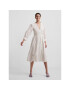 YAS Лятна рокля Lulla 26026121 Бял Regular Fit - Pepit.bg