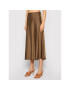 YAS Миди пола Pine 26025745 Кафяв Regular Fit - Pepit.bg