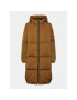 YAS Пухено яке 26031874 Кафяв Regular Fit - Pepit.bg