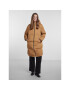 YAS Пухено яке Millys 26017102 Кафяв Regular Fit - Pepit.bg