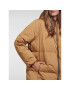 YAS Пухено яке Millys 26017102 Кафяв Regular Fit - Pepit.bg