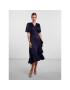 YAS Коктейлна рокля Thea 26028890 Син Standard Fit - Pepit.bg