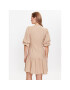 YAS Рокля 26029985 Кафяв Regular Fit - Pepit.bg