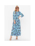YAS Рокля тип риза Savanna 26022663 Син Loose Fit - Pepit.bg