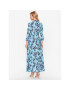 YAS Рокля тип риза Savanna 26022663 Син Loose Fit - Pepit.bg