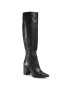 Zadig&Voltaire Ботуши Glimmer Boots Silk Lambsk SJAF1703F Черен - Pepit.bg