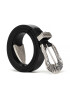 Zadig&Voltaire Дамски колан Alton Smooth Leather SJAS0903F Черен - Pepit.bg