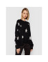 Zadig&Voltaire Пуловер Markus C Star Int PWHMF1101F Черен Regular Fit - Pepit.bg