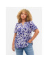 Zizzi Блуза CA02310O Виолетов Regular Fit - Pepit.bg