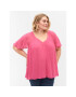 Zizzi Блуза M58831A Розов Loose Fit - Pepit.bg