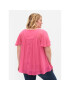 Zizzi Блуза M58831A Розов Loose Fit - Pepit.bg