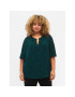 Zizzi Блуза M58832A Зелен Loose Fit - Pepit.bg