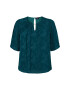 Zizzi Блуза M58832A Зелен Loose Fit - Pepit.bg